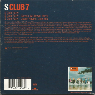 UK (CD-2 Back)
