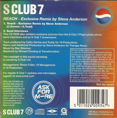 UK (Pepsi Promo Back)
