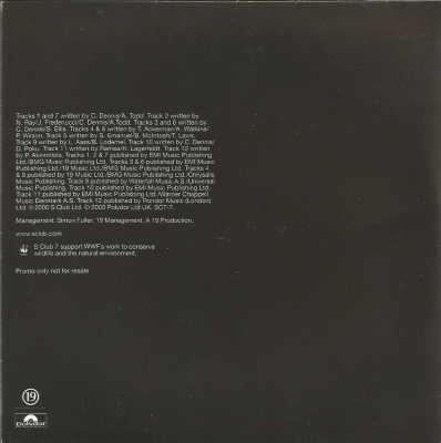 UK Promo (Inside Slip Case - Back)
